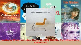Download  Ludwig Mies van der Rohe  Lilly Reich Furniture and Interiors PDF Free