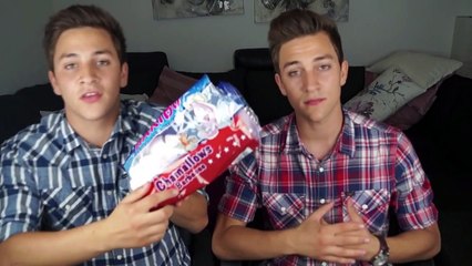 SkillTwins FUNNY Challenges 2 - (Chubby Bunny/FIFA/Dizzy Penalties) - #TeamJosef vs. #TeamJakob