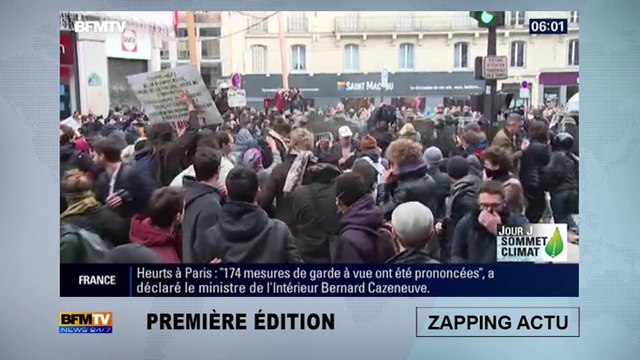 La vidéo des affrontements entre les CRS et les casseurs à la place de la République