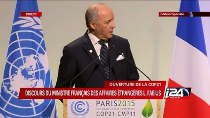 Discours du Ministre francais des affaires étrangères L.Fabius