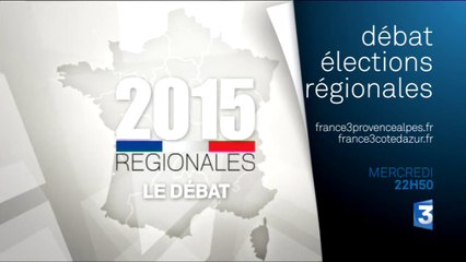 Régionales 2015 : débat d'avant premier tour, mercredi 2 décembre