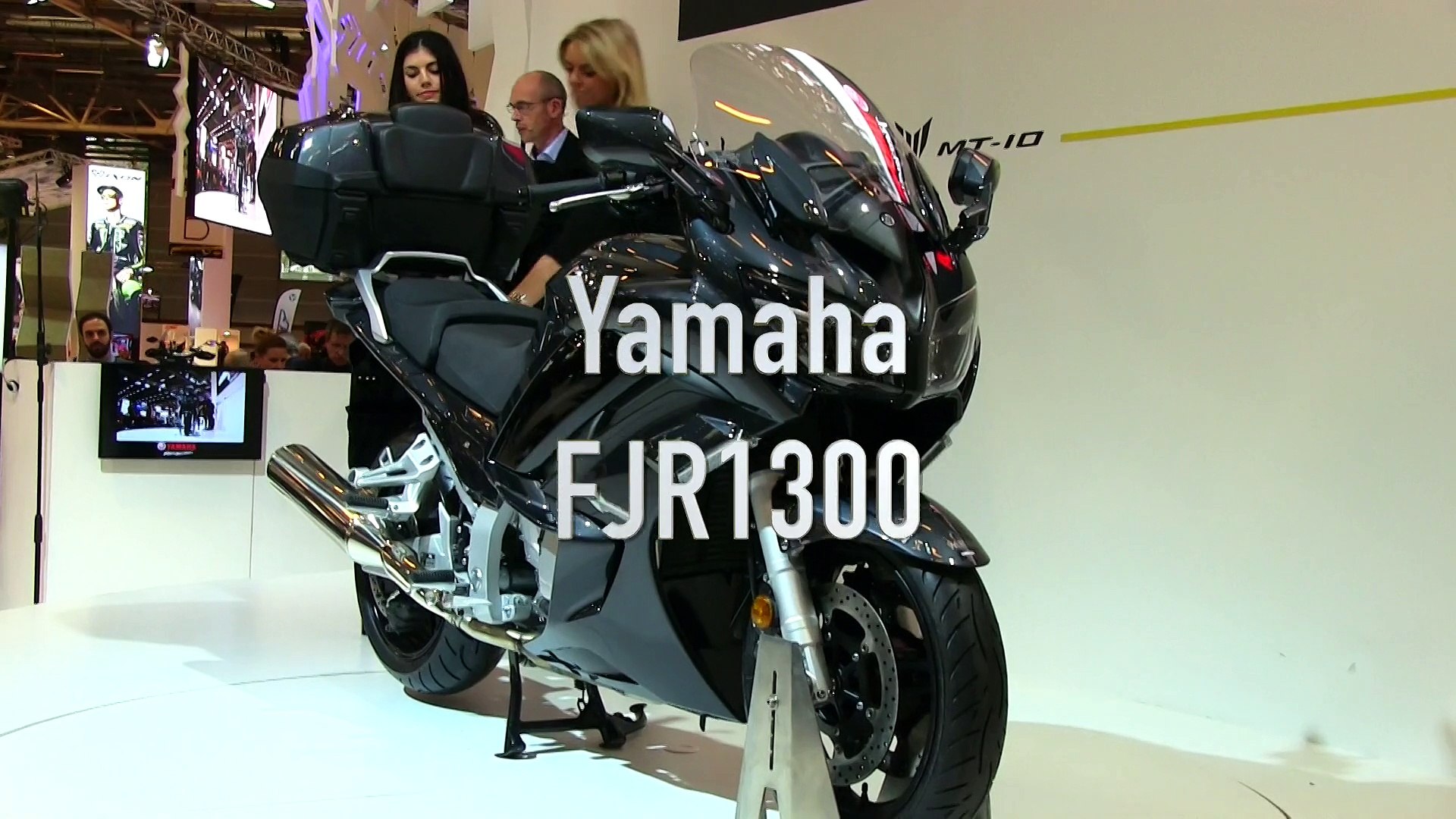 Salon moto de Paris : la Yamaha FJR 1300 passe la six ! - Vidéo Dailymotion