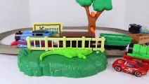 Thomas the Tank Engine Reptile Park Set with Percy and Thomas Trackmaster Railway Adventur