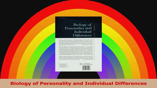 Biology of Personality and Individual Differences Download