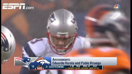 Announcers call Patriots Gostkowski's overtime-forcing field goal in Spanish