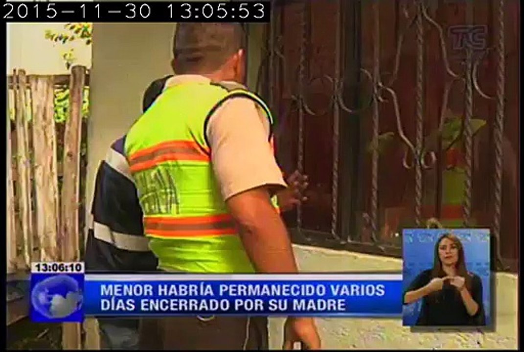 Niño rescatado