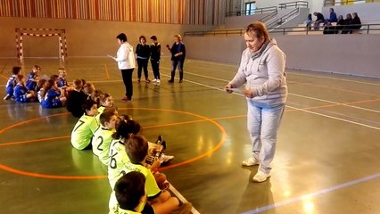 Remise de diplômes au tournoi des - de 10 ans à Châtillon le 29/11/15