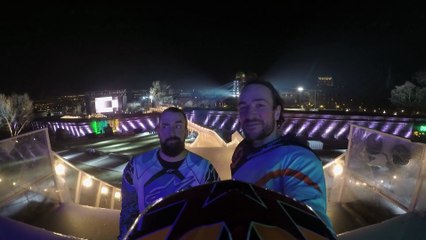 A Gnarly First-Look at the Red Bull Crashed Ice Track in Quebec City with Claudio Caluori