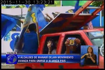 Cuatro Alcaldes manabitas dejaron el movimiento Avanza