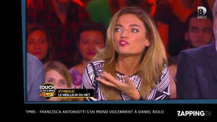 TPMS – Francesca Antoniotti s’en prend violemment à Daniel Riolo à cause de Cristiano Ronaldo !