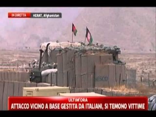 ATENTAT KAMIKAZ NE HERAT SULMOHET BAZA ITALIANE KU JANE DHE SHQIPTARET LAJM
