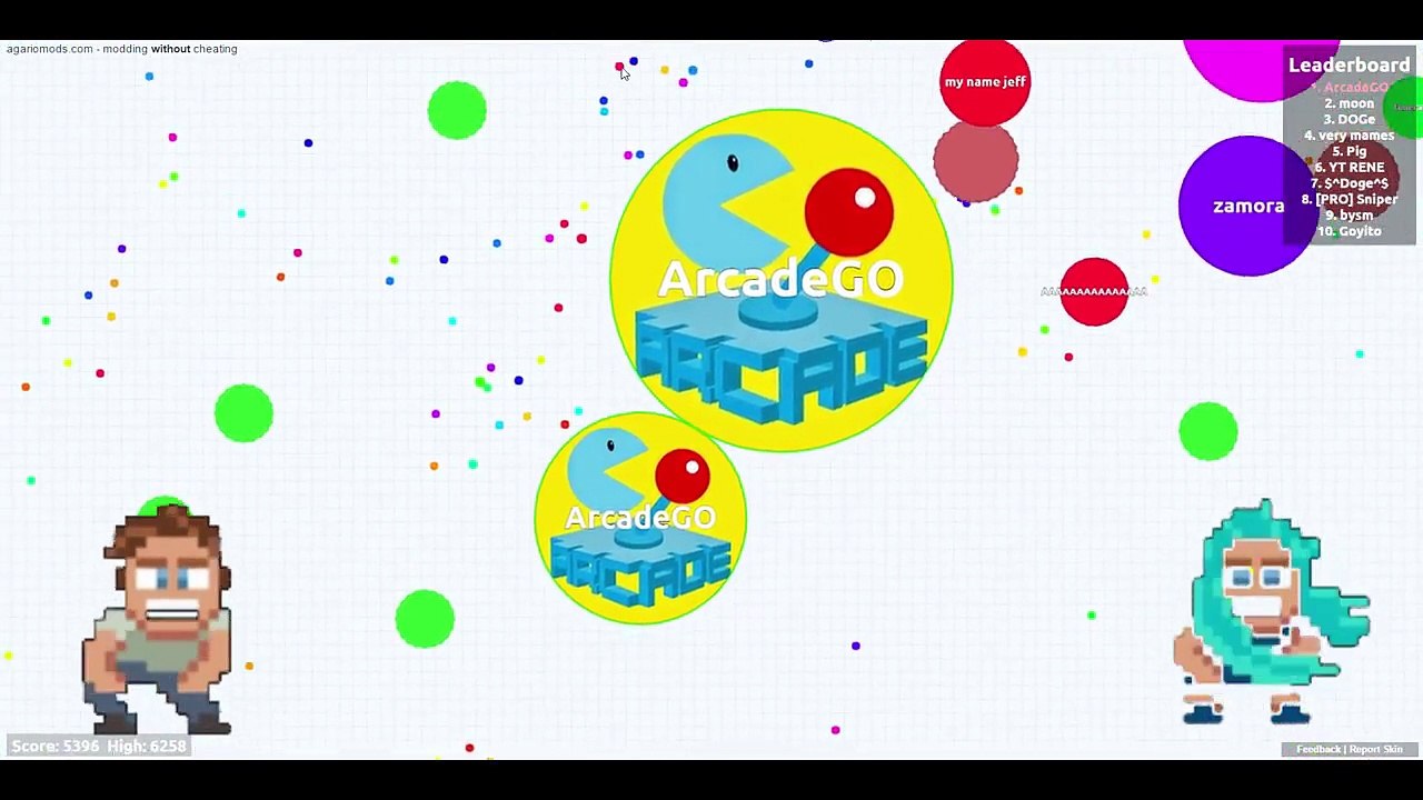 AGARIO EPIC TROLLING SKIN IN EXPERIMENTAL MODE Agar.io Funny Moments