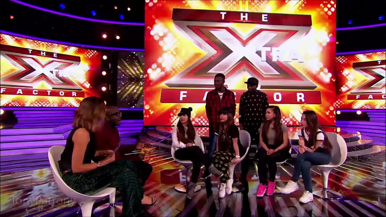 The Xtra Factor UK 2015 Live Shows Week 5 Chatting with The Groups