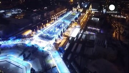 Maior pista de gelo da Europa é russa