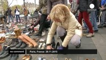 COP21: shoes replace marchers in Paris