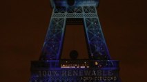 'Forests of Light' Beamed on Eiffel Tower Ahead of Climate Change Conference