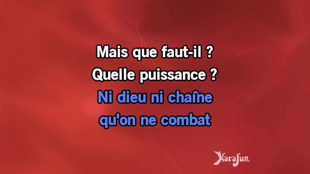 Karaoké Pas toi - Jean-Jacques Goldman *