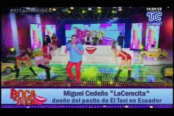 Miguel Cedeño “La Cerecita” dueño del pasito de El Taxi en Ecuador
