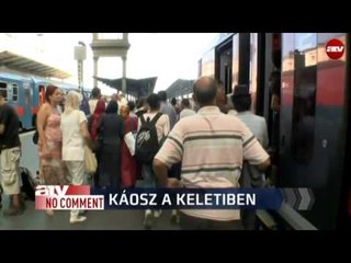 EMIGRANTET MESYJNE NGA HUNGARIA,MIJERA NJEREZ BLLOKOHEN NE STACIONIN E TRENIT NE BUDAPEST LAJM
