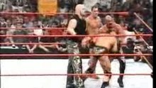 Big Show vs Kurt Angle vs The Rock