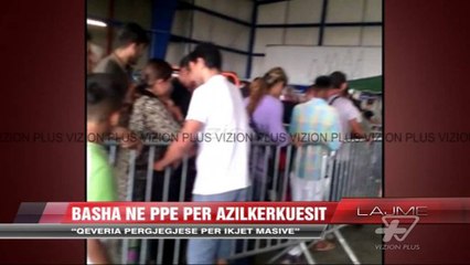 Basha në PPE për azilkërkuesit - News, Lajme - Vizion Plus