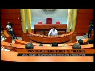 Pastrimi i territorit të Tiranës - Top Channel Albania - News - Lajme