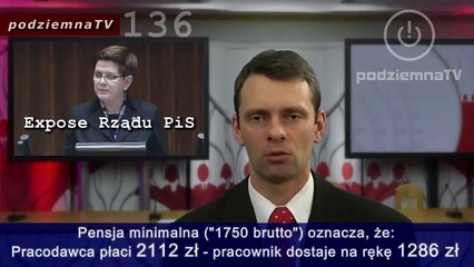 Robią nas w konia Expose Premier Szydło i rządu PiS - koniec złudzeń #136
