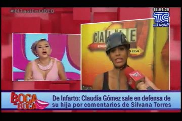 Claudia Gómez sale en defensa de su hija por comentarios de Silvana Torres