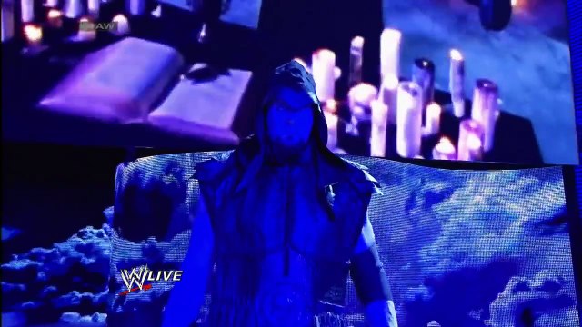 Brock Lesnar is surprised by the return of The Undertaker Raw, Feb. 24, 2014