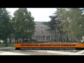 Télécharger la video: Kryeministria: Meta nuk është përmendur - Top Channel Albania - News - Lajme