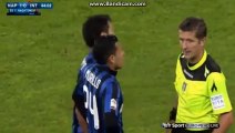 Yuto Nagatomo RED CARD Napoli 1-0 Inter 30.11.2015 HD