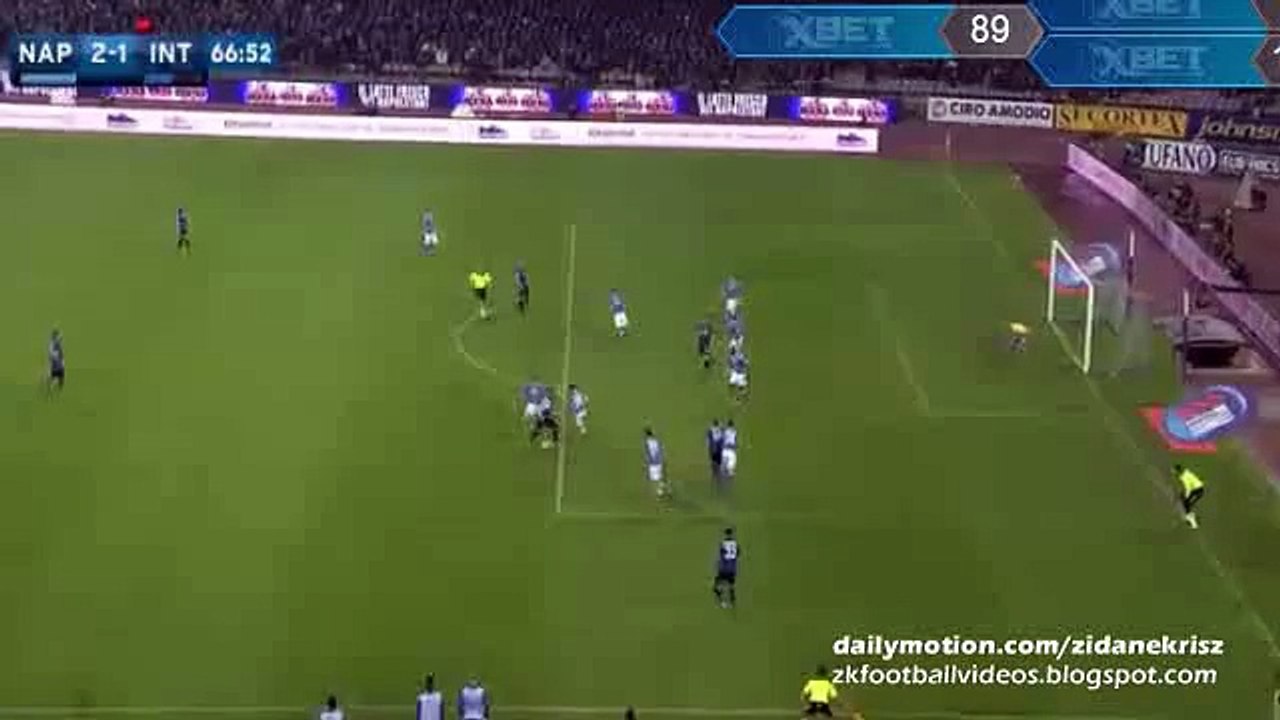 2-1 Adem Ljajić Fantastic Skills & Goal - Napoli v. Inter 30.11.2015 HD