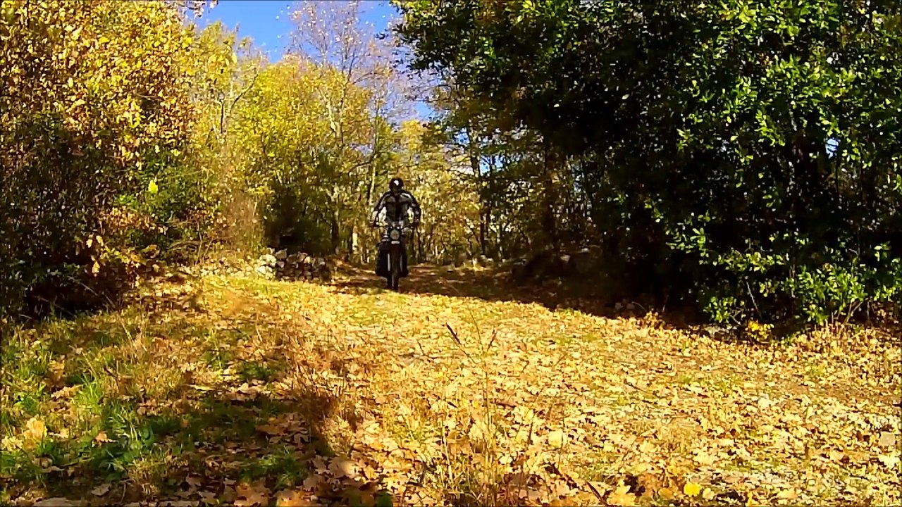 YAMAHA XT 500. Une journée d'automne