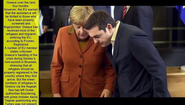 EU gibt Griechenland €5,9 m für den transport der Flüchtlinge aus der Inseln