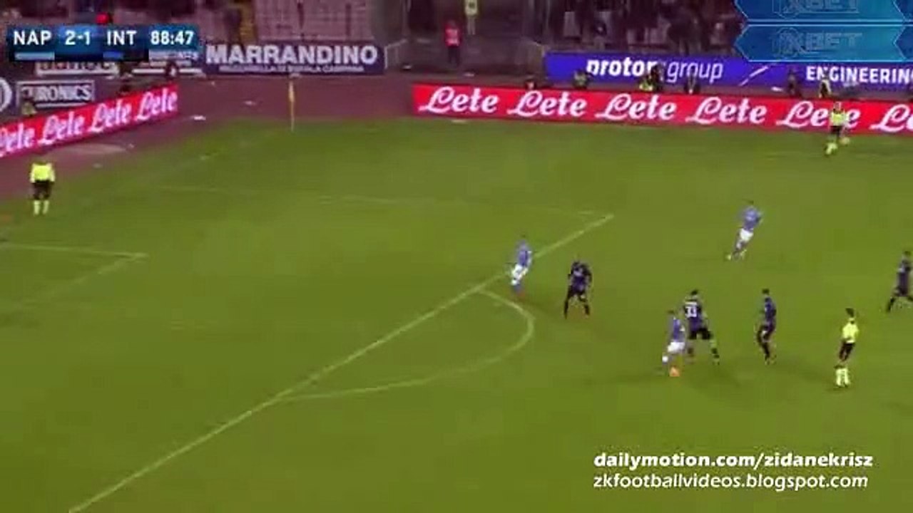 Gonzalo Higuaín Fantastic Solo Run Almost Hattrick - Napoli v. Inter 30.11.2015 HD