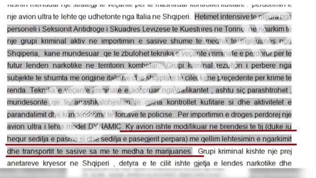 KAPET NJE TJETER AVION ME DROGE NE ITALI