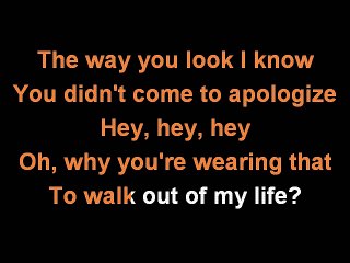 One Direction Love You GoodBye Karaoke Lyrics