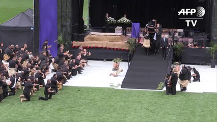 Final Eden Park haka for Jonah Lomu