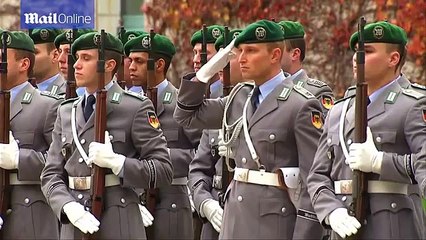 Australian Prime Minster Malcolm Turnbull arrives in Berlin