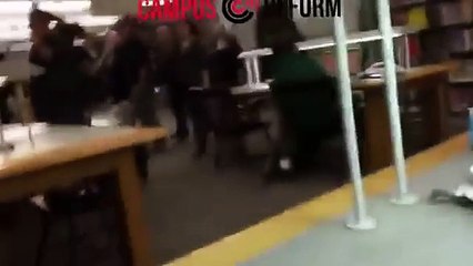 Black Lives Matter protest storms Dartmouth College library