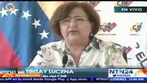 Tibisay Lucena denunció un presunto fraude electoral por boleta electoral