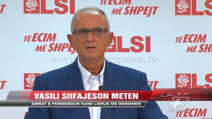 Vasili shfajëson Metën për akuzat në lidhje me CEZ - News, Lajme - Vizion Plus