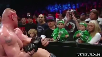 John Cena Vs Brock Lesnar WWE Monday Night Raw, September, 2015