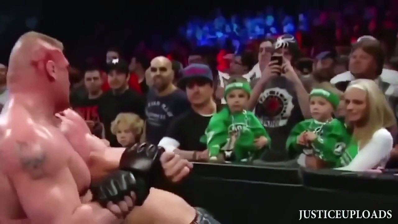 John Cena Vs Brock Lesnar WWE Monday Night Raw, September, 2015