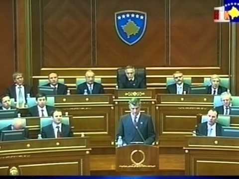THAÇI NE PARLAMENT NUK KA KTHIM PAS VERIU ESHTE I KOSOVES JO I SERBISE LAJM