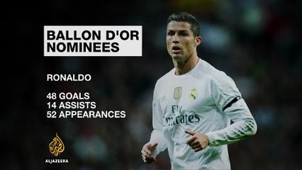 Ballon d'Or: Messi, Ronaldo and Neymar form award shortlist