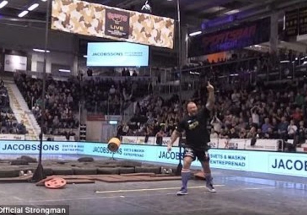 World's Strongest Man Smashes Keg Throw Record