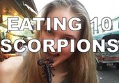 Competitive Eater Decimates 10 Scorpions