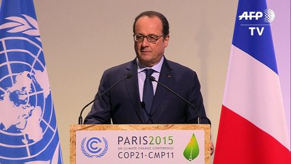 Future of planet at stake, says Hollande at climate summit