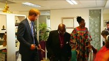 Britain's Prince Harry visits Archbishop Desmond Tutu